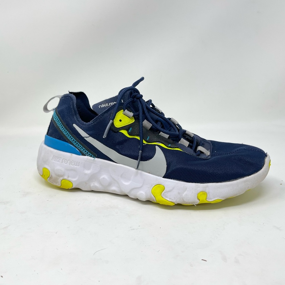 Nike Renew Midnight Navy Lemon Venom Laser Blue CK4081-400 7Y womens 8.5